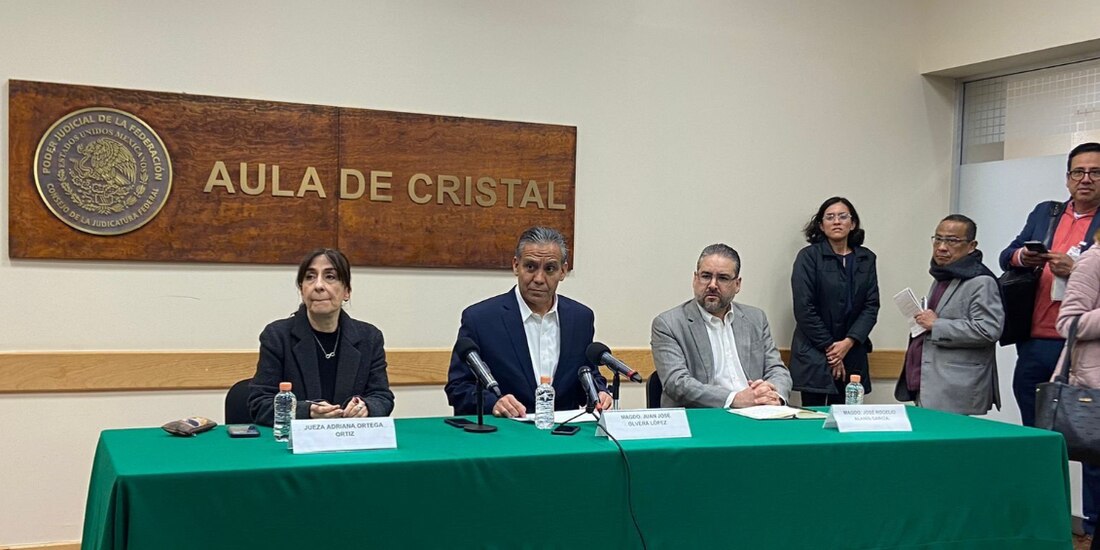 Integrantes de la organización Artículo 41, en conferencia en octubre pasado.