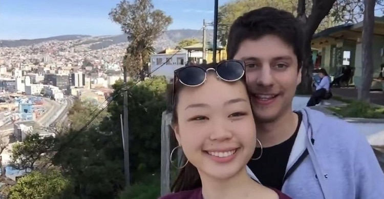 Narumi Kurosaki y Nicolás Zepeda