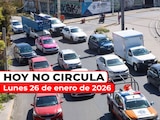 Revisa la restricciones del Hoy No Circula para este lunes 26 de enero de 2026 en la ZMVM.