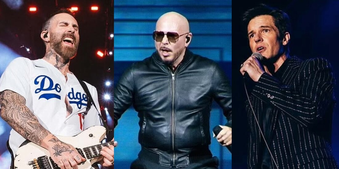 Maroon V, The Killers y Pitbull en la Feria de Puebla 2025.