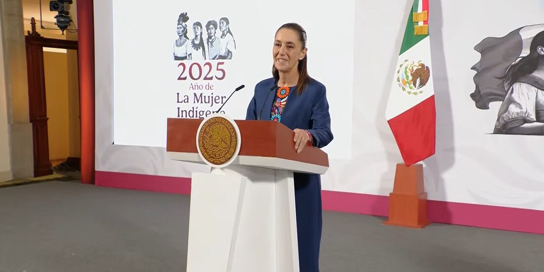 Claudia Sheinbaum, Presidenta de México.