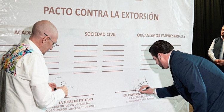 Tijuana se suma a Estrategia Nacional contra la extorsión junto al sector productivo: Ismael Burgueño.