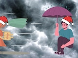 Navidad bajo tormentas: activan alerta amarilla