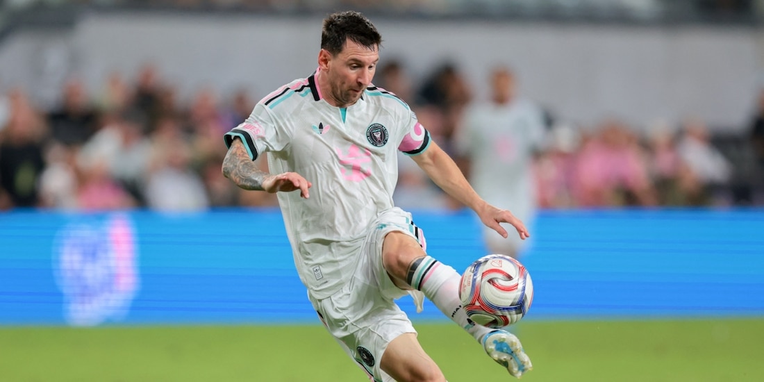 Lionel Messi durante un partido del Inter Miami en la MLS.