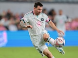Lionel Messi durante un partido del Inter Miami en la MLS.