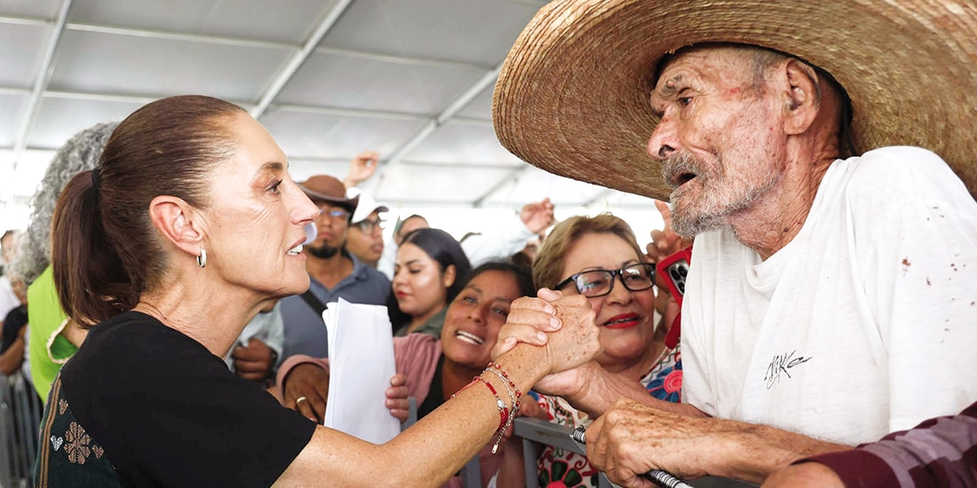 LA PRESIDENTA Claudia Sheinbaum, ayer, en Culiacán