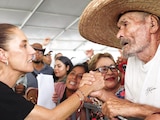LA PRESIDENTA Claudia Sheinbaum, ayer, en Culiacán