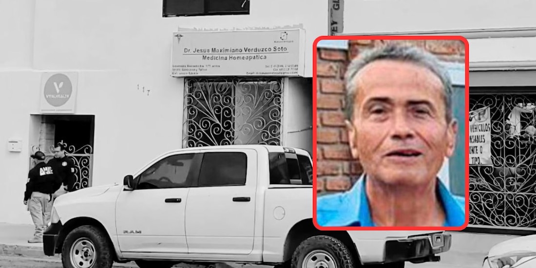 Doctor Jesús Maximiliano Verduzco Soto, vinculado con caso de sueros vitaminados, se entregó a la AMIC Sonora, reportan medios.