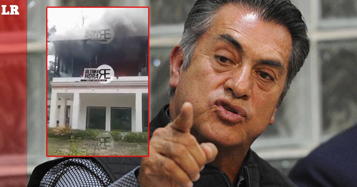 Atacan e incendian la casa de Jaime Rodríguez Calderón, 'El Bronco', en Nuevo León | VIDEO - La Razón de México
