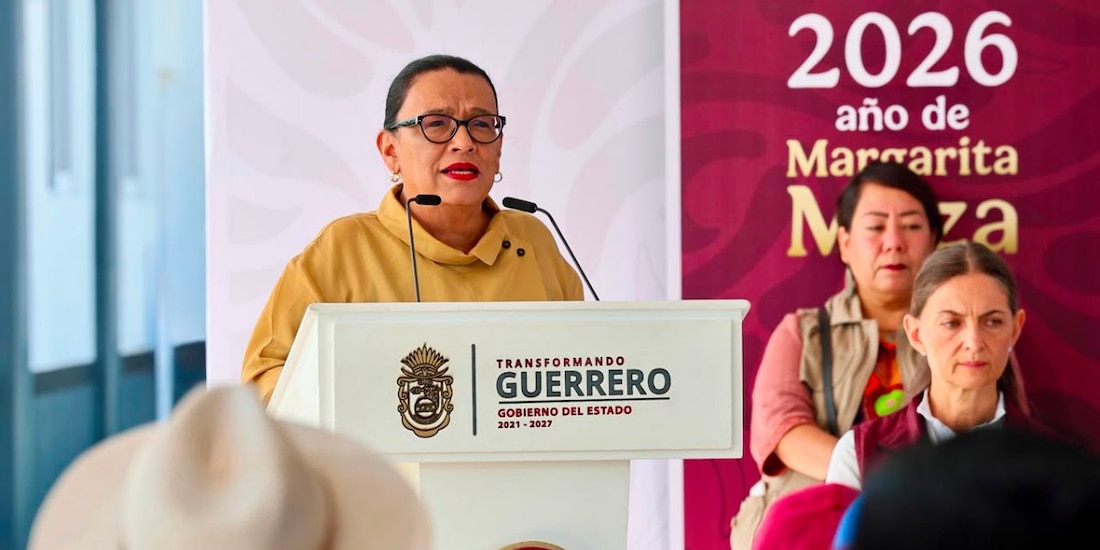 La secretaria de Gobernación, Rosa Icela Rodríguez, reafirmó el compromiso del Gobierno de México con las familias de Guerrero.