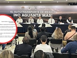 Transportistas anuncian paro indefinido y Segob responde