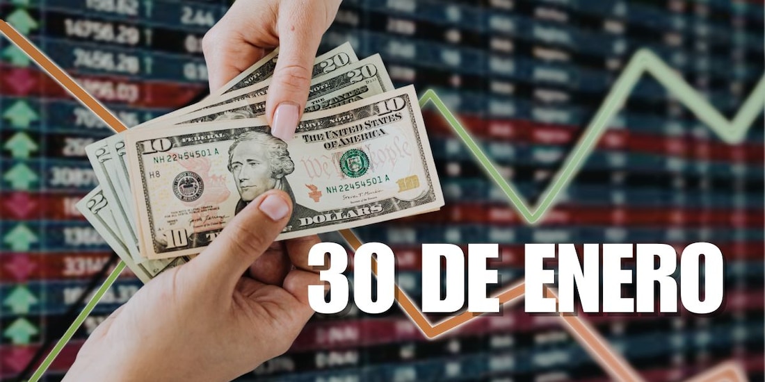 Este es el precio del dólar hoy, 30 de enero.