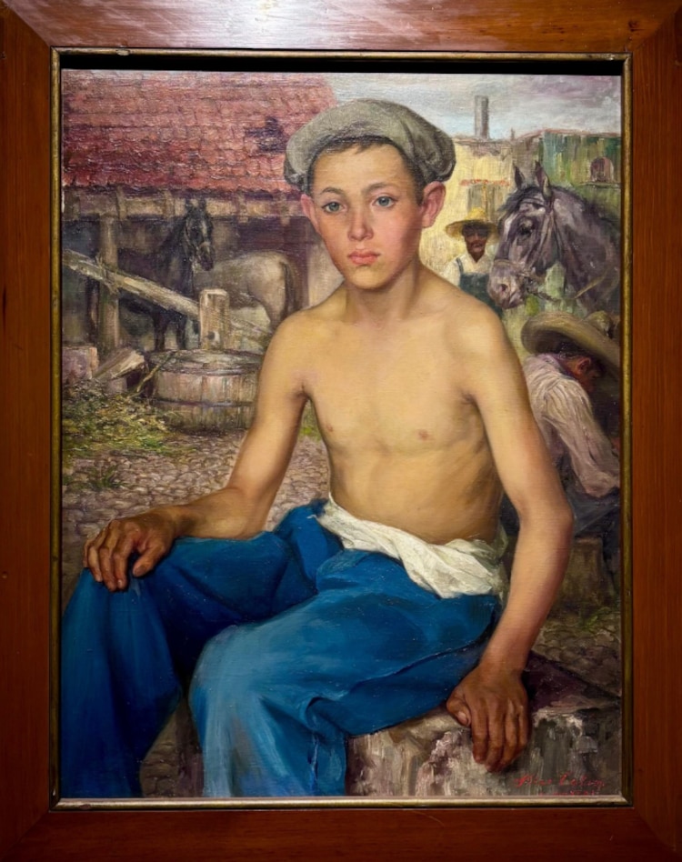 Autorretratos al óleo se exponen en la muestra