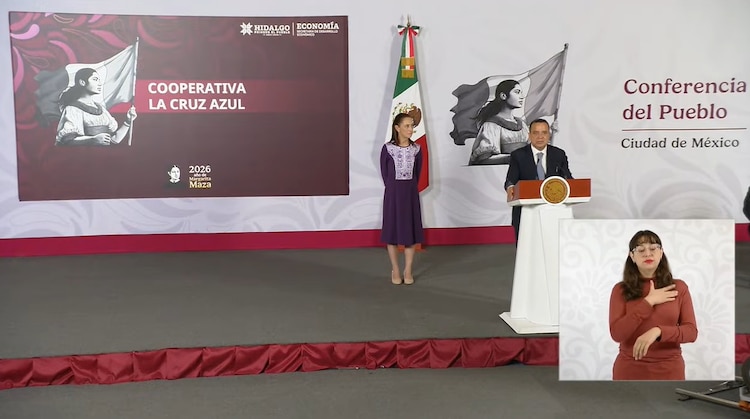 Anuncio en Palacio Nacional.