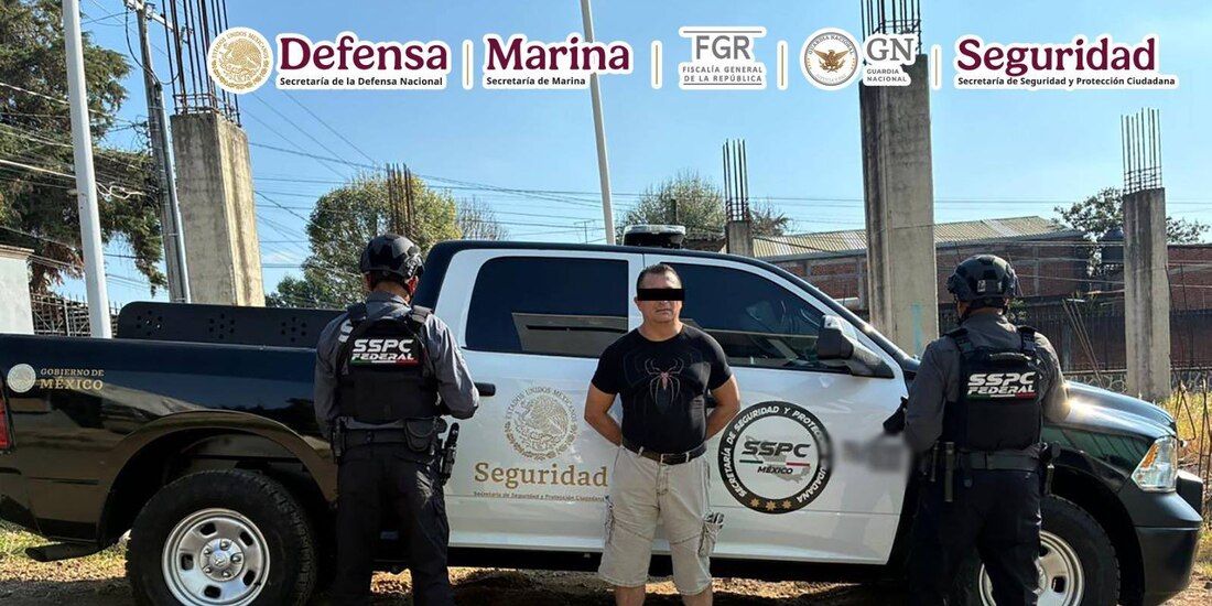Operativo federal en Michoacán derivó en la detención de un hombre por homicidio.