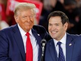 En la imagen, Donald Trump (izquierda) y el senador por Florida, Marco Rubio (derecha). Foto: Reuters