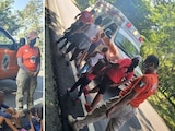INM auxilia a miembros de caravana migrante en Chiapas