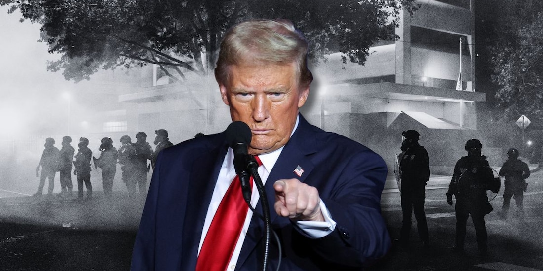 Donald Trump ordena retirar elementos del DHS de ciudades demócratas.