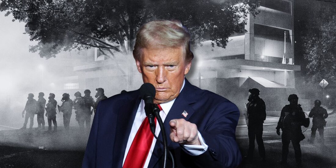 Donald Trump ordena despliegue de seguridad en Portland e instalaciones del ICE, ante fuertes protestas.