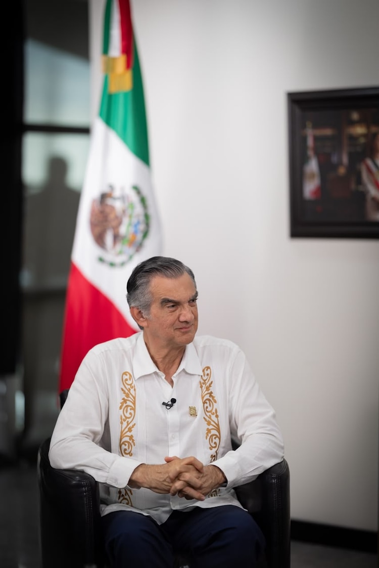 El gobernador de Tamaulipas, Américo Villarreal Anaya.