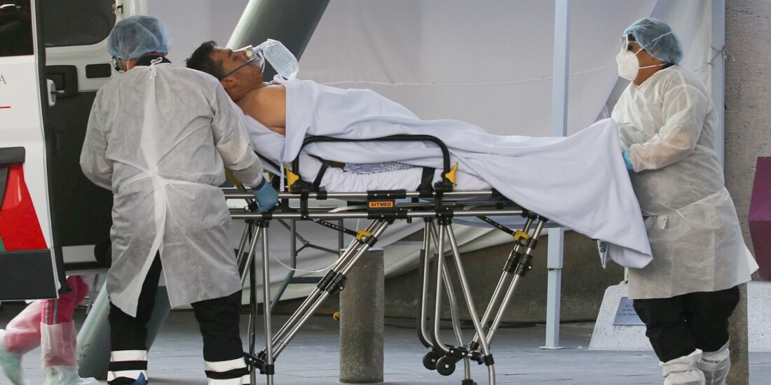 Pacientes con síntomas de coronavirus en el Hospital de Ciencias Médicas y de Nutrición "Salvador Zubirán"