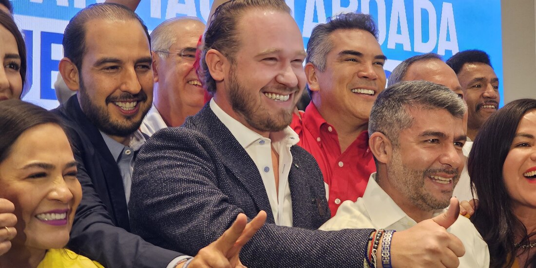 Santiago Taboada se declara ganador por 5 puntos de ventaja en la CDMX.