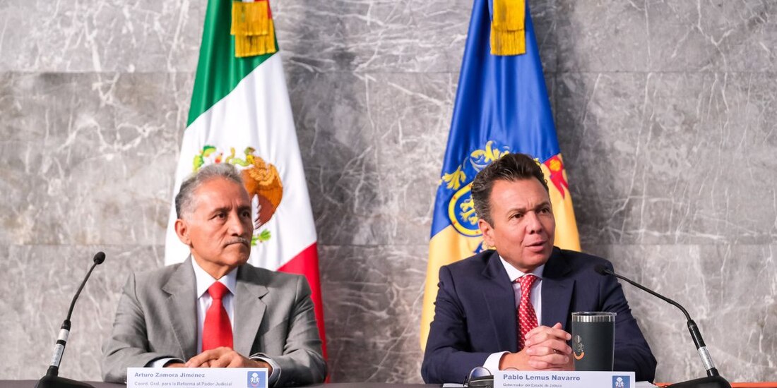 Pablo Lemus presenta ruta para la armonización de la reforma judicial en Jalisco.