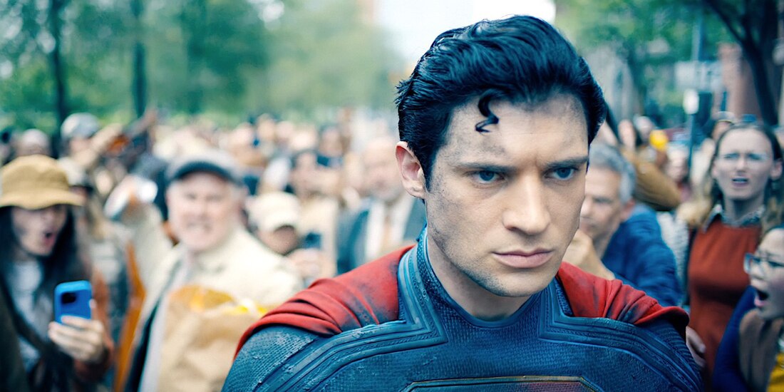 David Corenswet en 'Superman', la nueva película de James Gunn.