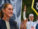 Claudia Sheinbaum felicita a Isaac del Toro por tercer lugar en Tour de Francia.