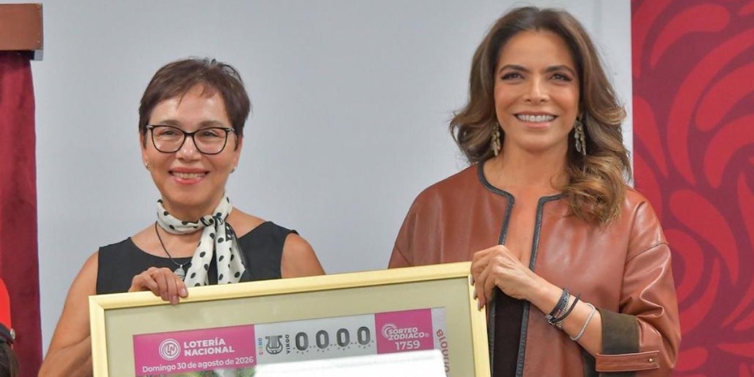 Lotería Nacional celebra 26 años de Conanp con billete especial.