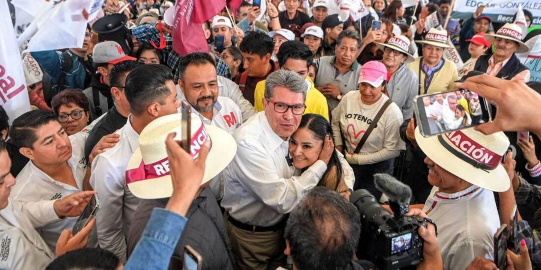 Ricardo Monreal advierte del riesgo de que Morena pierda la CDMX en 2024.