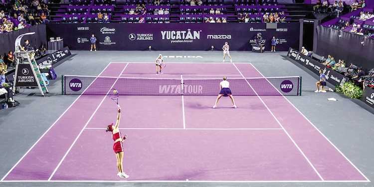 imágenes que marcaron el Mérida WTa 500, ayer.
