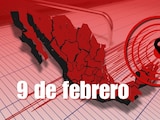 Esta es la actividad sísmica de hoy, 9 de febrero.