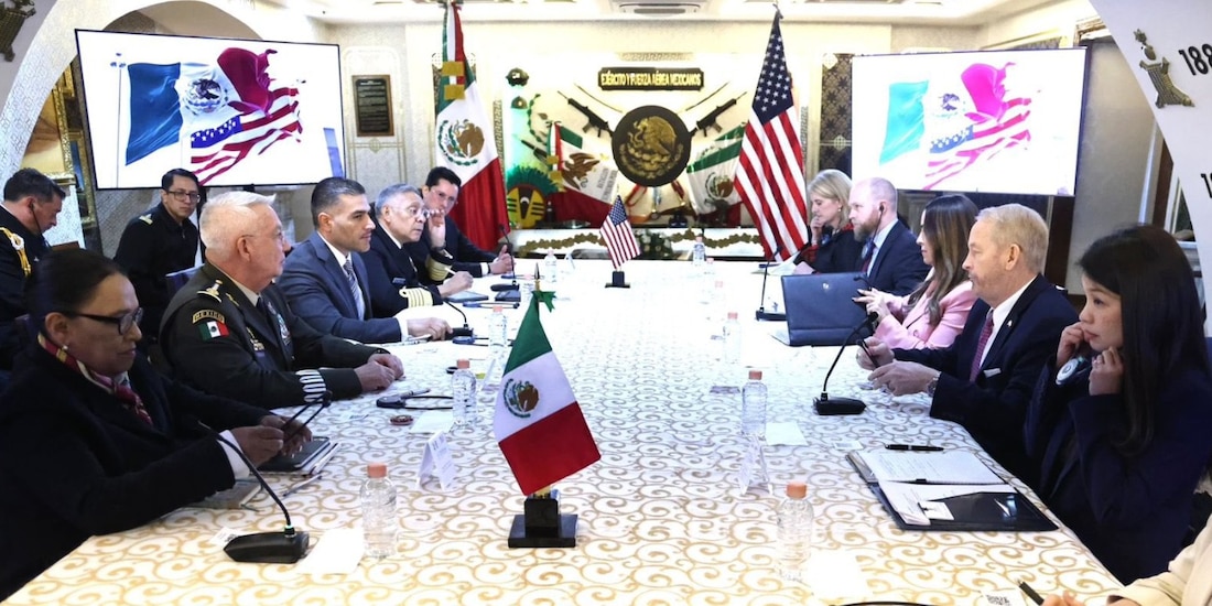 Reunión de alto nivel entre funcionarios de México y EU.