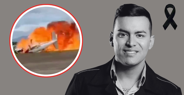 Accidente de avioneta en el que Yeison Jiménez perdió la vida