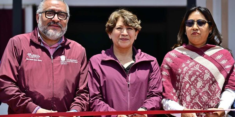 Delfina Gómez inaugura el C4 en Chimalhuacán para mejorar la seguridad en el Edomex.