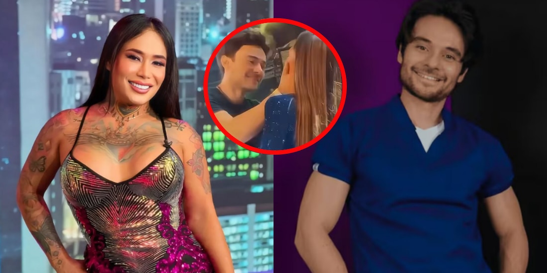 Karina Torres y el Dr. Miguel