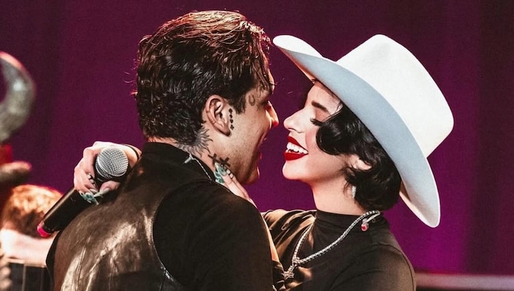 Christian Nodal y Ángela Aguilar