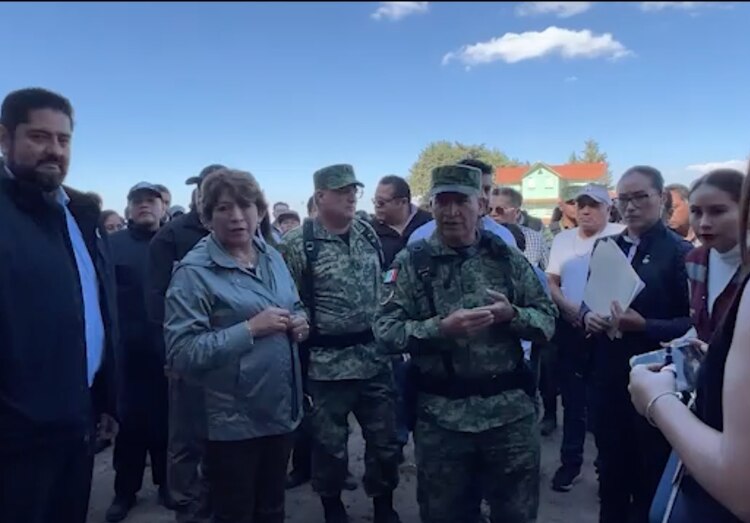 Gobernadora Delfina Gómez rehabilita espacios educativos, deportivos y de seguridad en Texcaltitlán