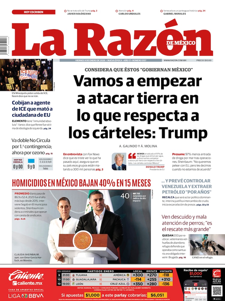 La Razón 09 Enero 2026
