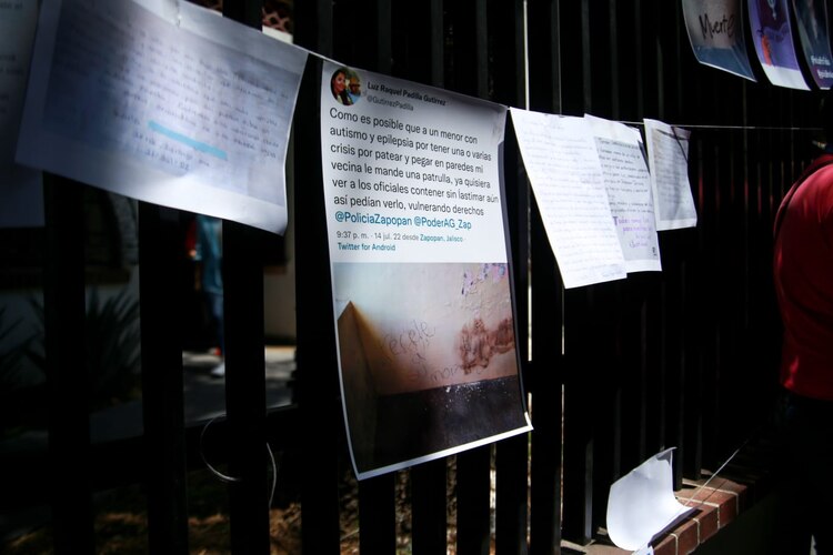 Protestan en CDMX por feminicidio de Luz Raquel.