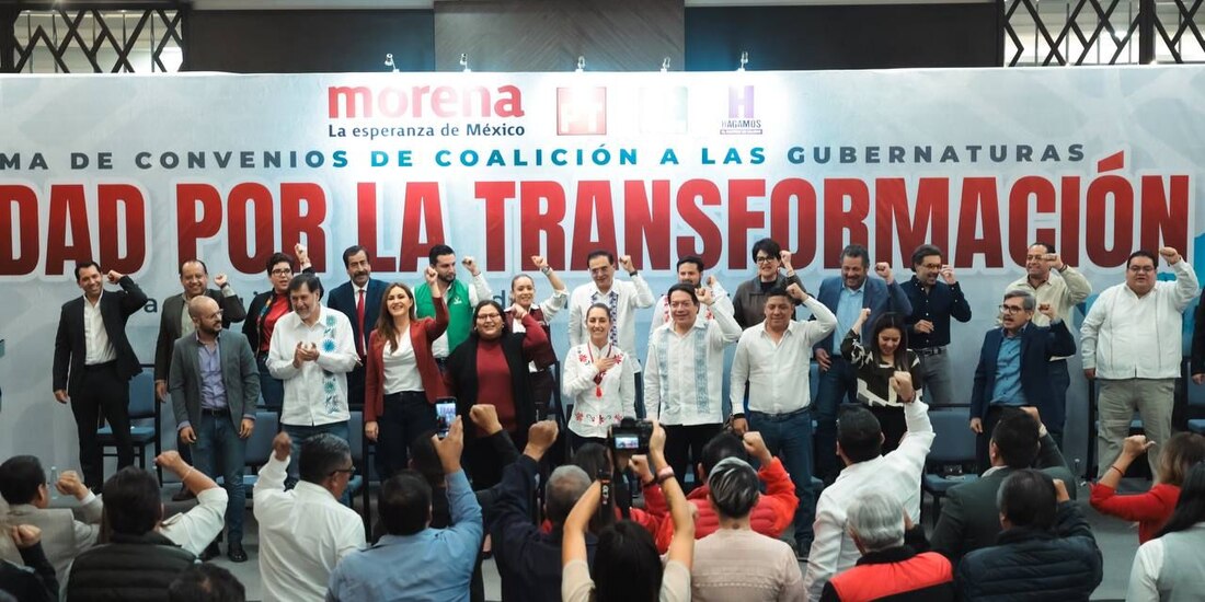 El próximo 19 de noviembre se firmará el acuerdo de coalición para la elección federal: Presidencia de la República, diputados y senadores