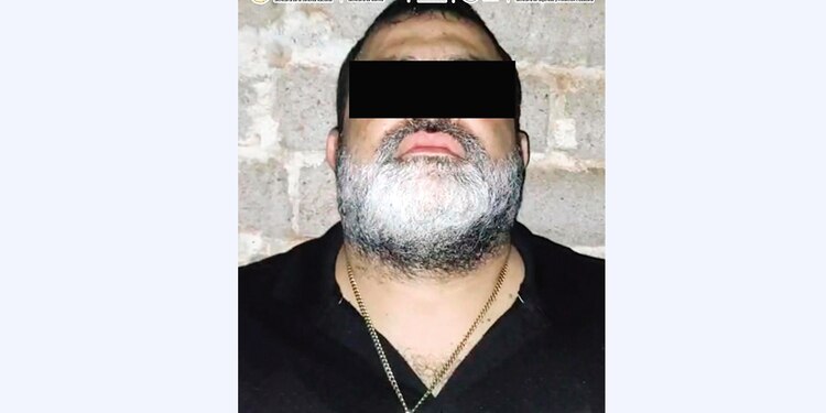 Iván Valerio Sáinz Salazar, tras su detención ayer.