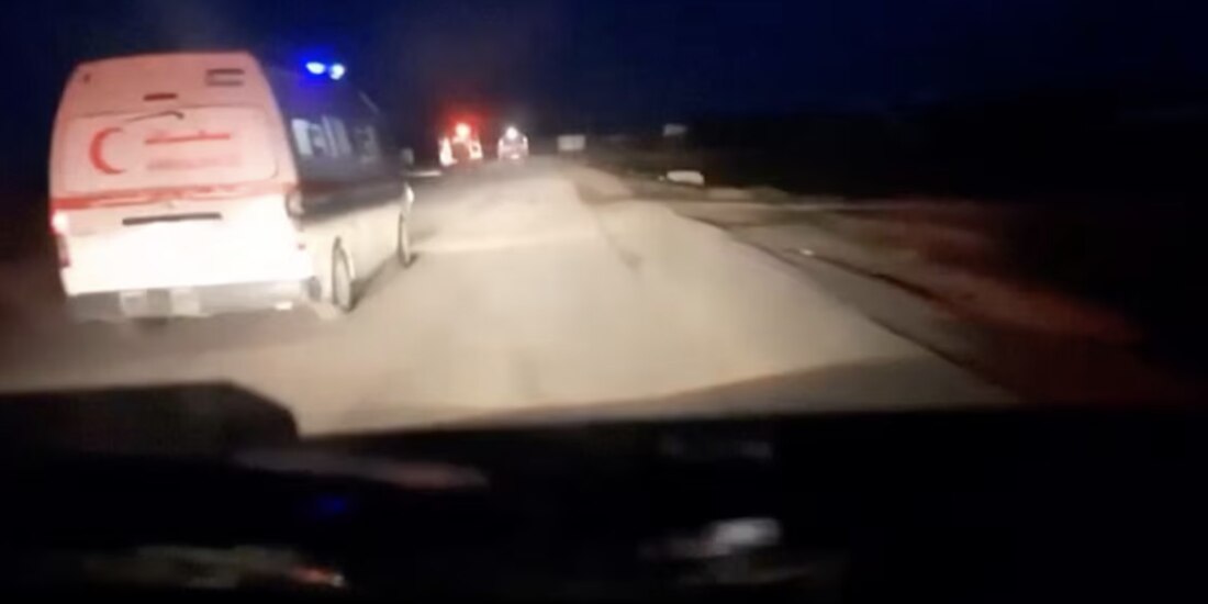 Últimos momentos durante el incidente en el que trabajadores humanitarios murieron por fuego israelí, en el sur de la Franja de Gaza, el 23 de marzo pasado.