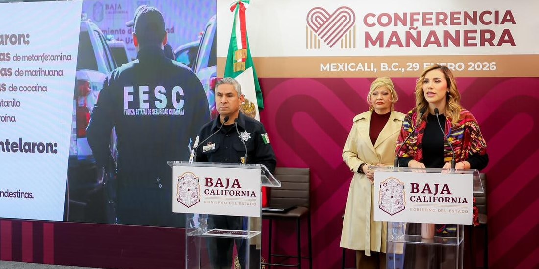 Baja California, entre los estados con más detenciones y aseguramientos: Marina del Pilar.