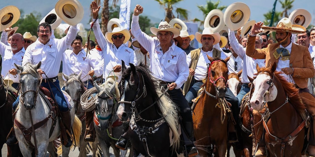 Cabalgata de la Unidad en Tamaulipas.