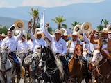 Cabalgata de la Unidad en Tamaulipas.
