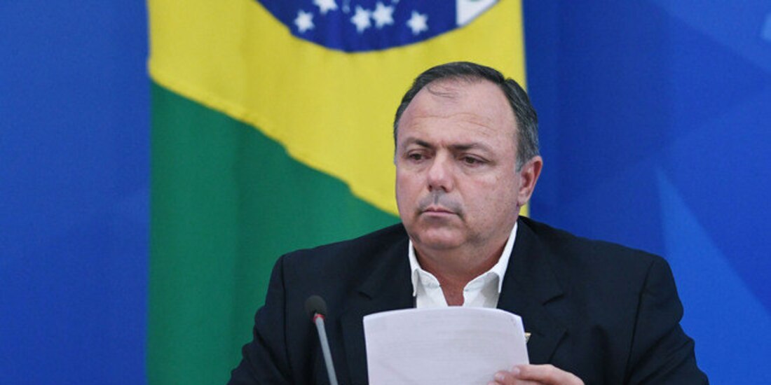 El ministro de Salud de Brasil, Eduardo Pazuello.