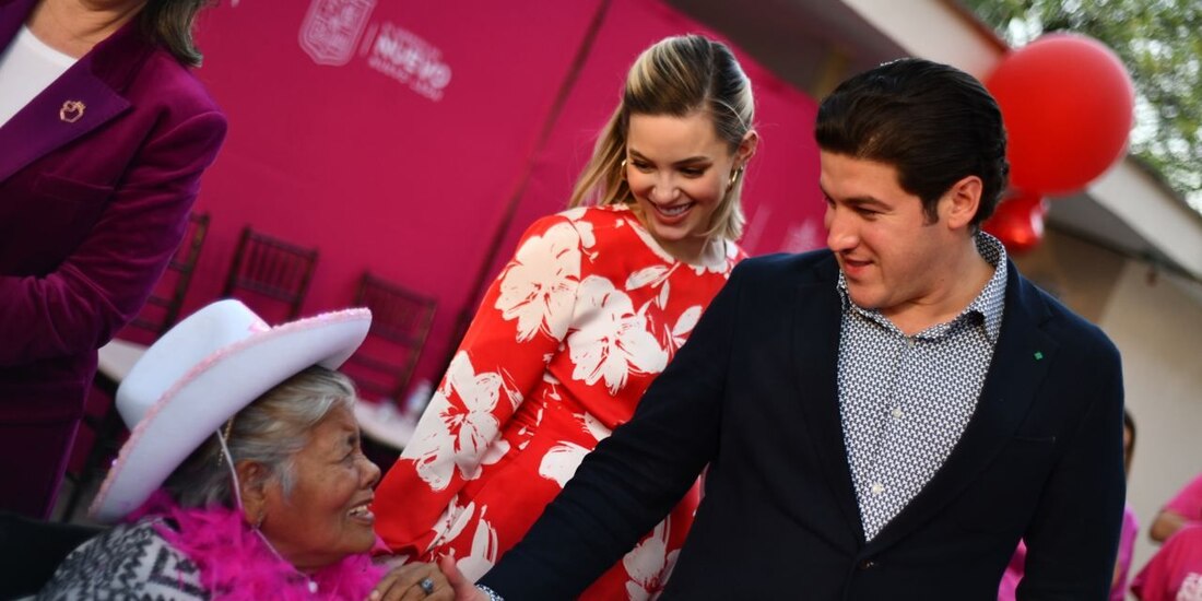 El gobernador de NL celebró el Día del Amor y la Amistad con personas adultas mayores del Hogar de la Misericordia A.B.P.