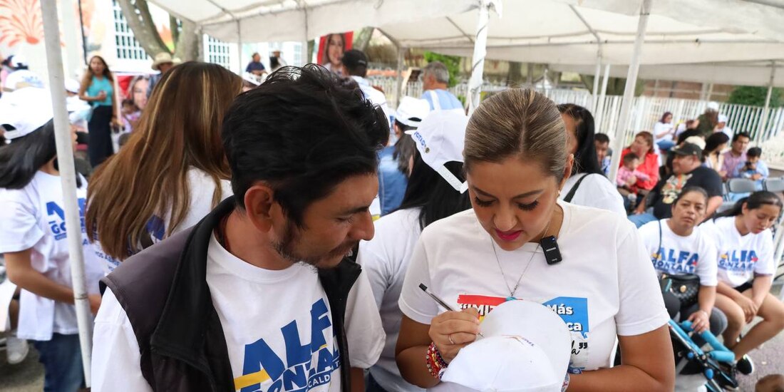 Alfa González cerró su campaña en el Ajuste medio.